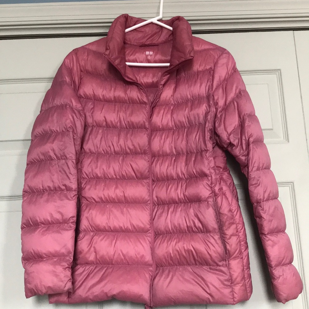 Uniqlo Ultra Light Down pink XL